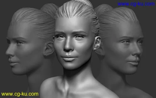 Flippednormals – Sculpting a Realistic Female Face in Zbrush的图片1