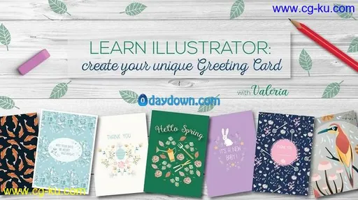 Learn Adobe Illustrator: Create your Unique Greeting Card的图片1