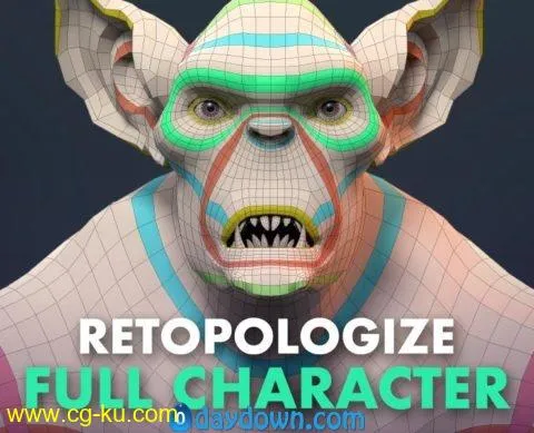 FlippedNormals – How to Retopologize a Full Character with Henning and Morten的图片1