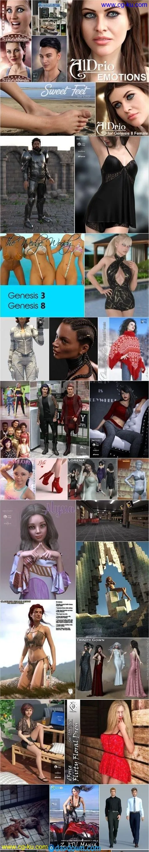 Daz 3D, Poser Bundle 2 August 2019的图片1