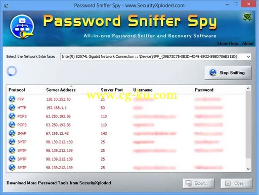 Password Sniffer Spy 2.0的图片1