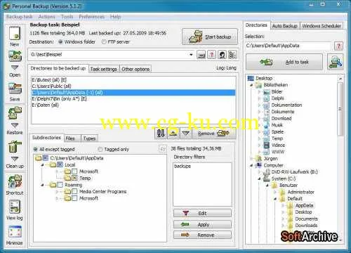 Personal Backup 5.5.3.0 x86/x64的图片1