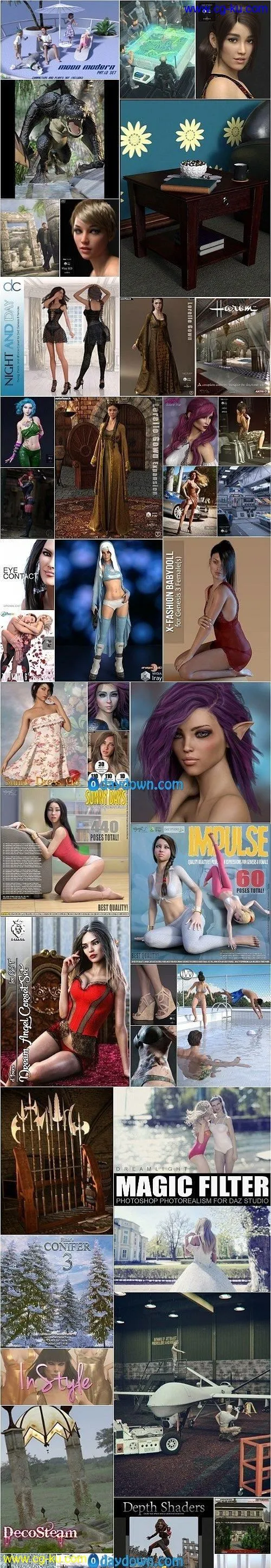 Daz 3D, Poser Bundle 6 August 2019的图片1