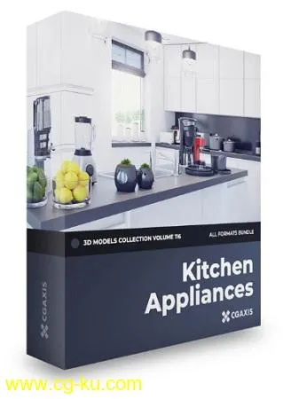 CGAxis – Kitchen Appliances 3D Models Collection – Volume 116的图片1