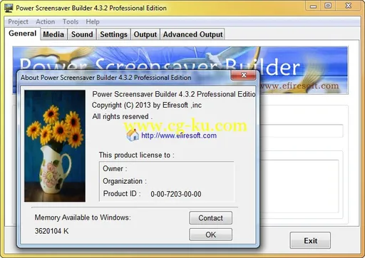 Power Screensaver Builder Pro 4.3.2的图片2