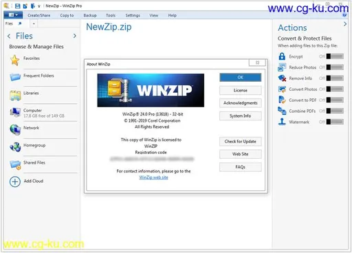 WinZip Pro 24.0 Build 14033的图片1