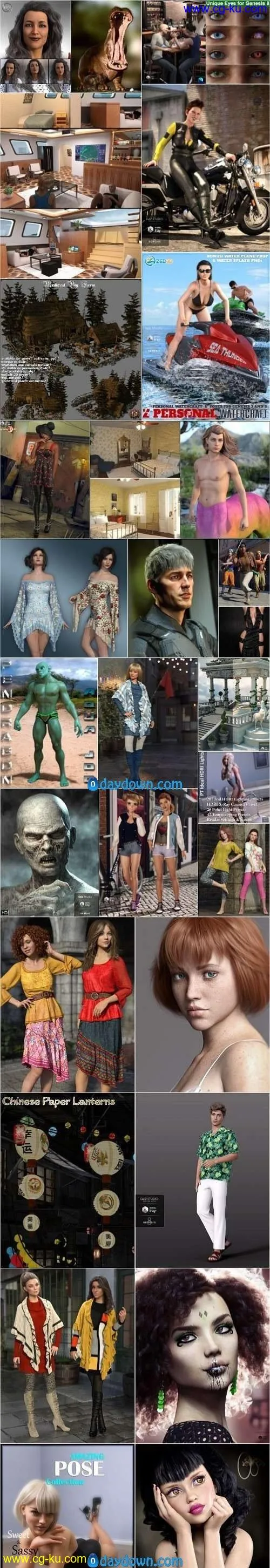 Daz 3D, Poser Bundle 6 September 2019的图片1