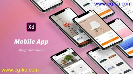 Mobile App Design From Scratch In Adobe XD 2019的图片2