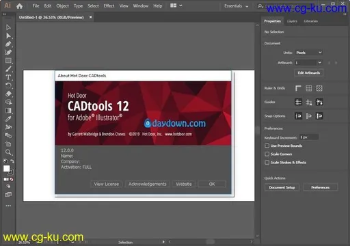 Hot Door CADtools 12.1.3 for Adobe Illustrator的图片2