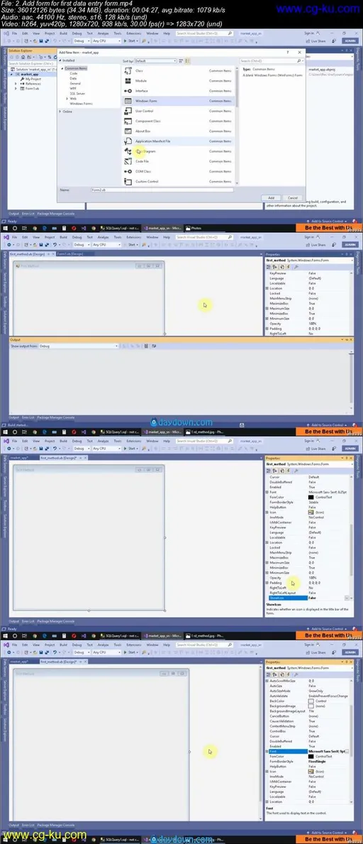 SQL in VB.Net Series:Create Data Entry Forms in SQL & VB.Net的图片2