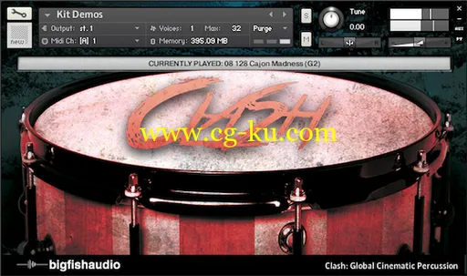 Big Fish Audio Clash: Global Cinematic Percussion KONTAKT的图片1