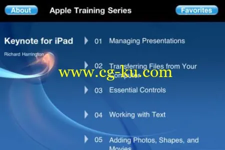 Peachpit Press – Apple Video Training Keynote for iPad的图片1