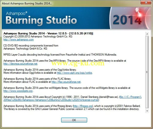 Ashampoo Burning Studio 2014 12.0.5.20的图片2