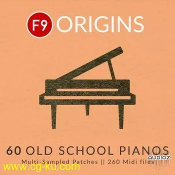 F9 Origins – 60 Old School Pianos Logic Pro X 10.2.2 or Later的图片1