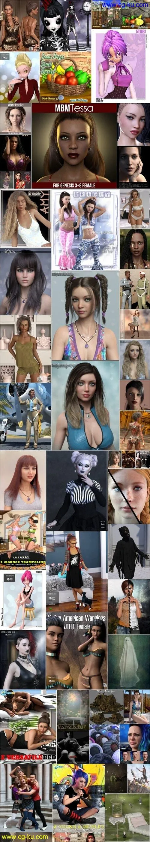 Daz 3D, Poser Bundle 2 October 2019的图片1