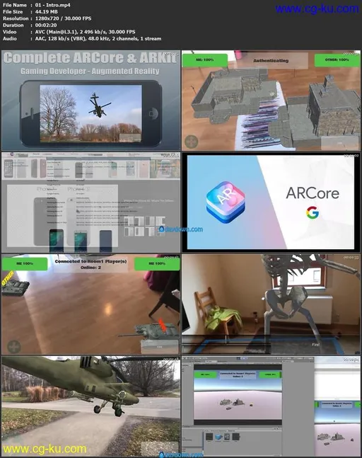 Complete ARCore & ARKit Gaming Developer – Creating Multiplayer Games in Augmented Reality的图片1