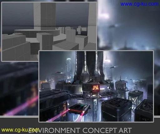 Gumroad – Environment Concept Art: Cityscape的图片1