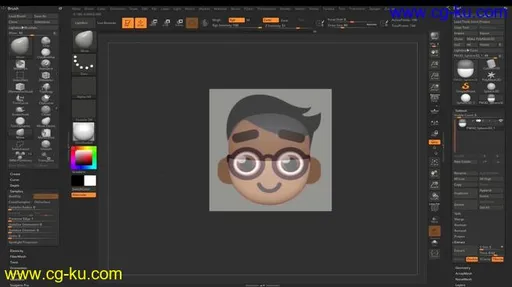 Skillshare – Zbrush For Beginners – Sculpt And Paint Your First Cartoon Character Head In Zbrush的图片1