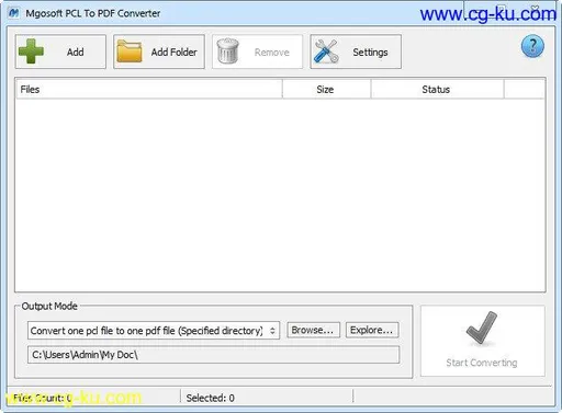 Mgosoft PCL To PDF Converter 12.1.2的图片1