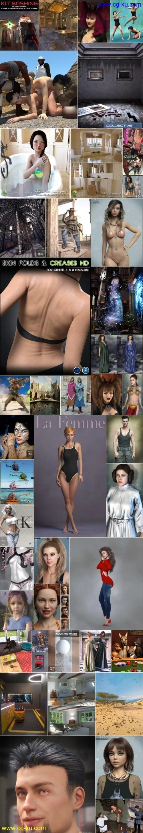 Daz 3D, Poser Bundle 6 October 2019的图片1