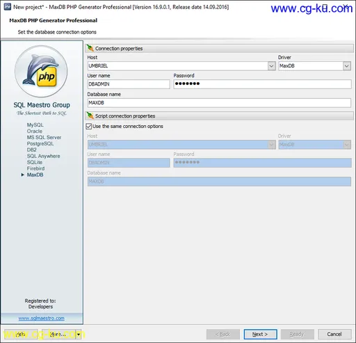 SQLMaestro MaxDB PHP Generator 18.3.0.8 Multilingual的图片1