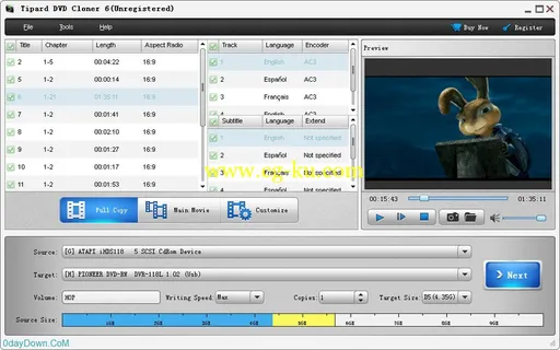 Tipard DVD Cloner 6.2.16 Multilanguage 影碟克隆软件的图片1