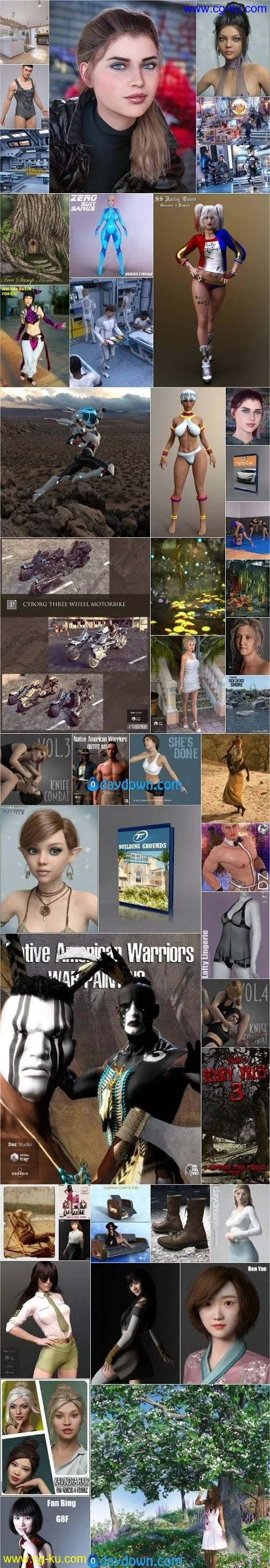 Daz 3D, Poser Bundle 1 November 2019的图片1