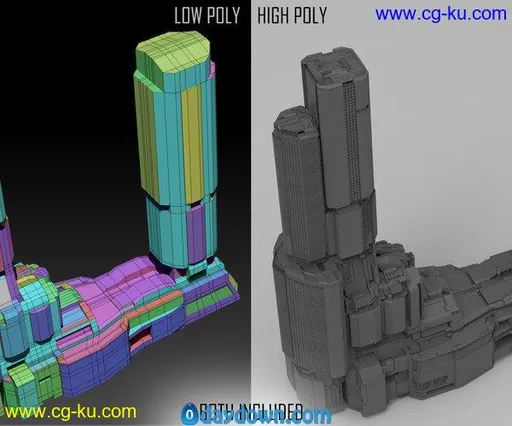 ArtStation Marketplace – CityKit: Sci-Fi Edition Part 1的图片1