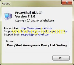 ProxyShell Hide IP 7.2.0 IP隐藏工具软件的图片2