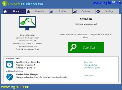 OneSafe PC Cleaner Pro 7.1.0.91 Multilingual的图片1