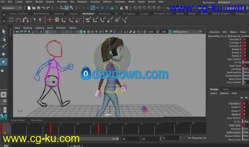 Skillshare – Walk Cycle Animation in Maya – Beginner Level的图片1