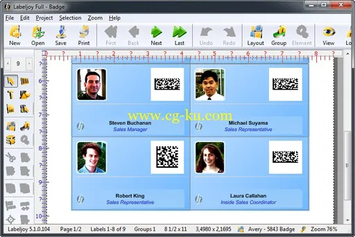 LabelJoy 5.3.0 Build 106 DC 23.01.2014   Portable的图片1