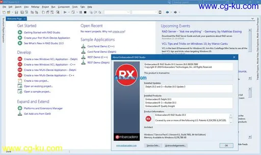 Embarcadero RAD Studio 10.3.3 Rio Architect Version 26.0.36039.7899 Multilanguage的图片3