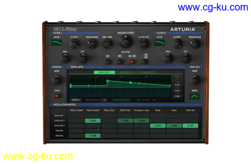 Arturia M12-Filter v1.1.0.389 MacOS的图片1