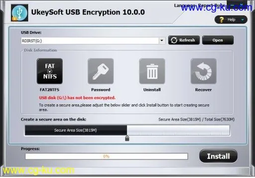 UkeySoft USB Encryption 10.0.0的图片1