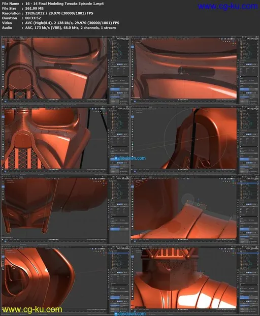 Blender 2.8 – Darth Vader 3D Character Creation的图片1