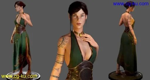 Mythological Female Character – Complete Game Pipeline的图片1