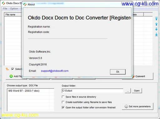 Okdo Docx Docm to Doc Converter 5.6的图片1