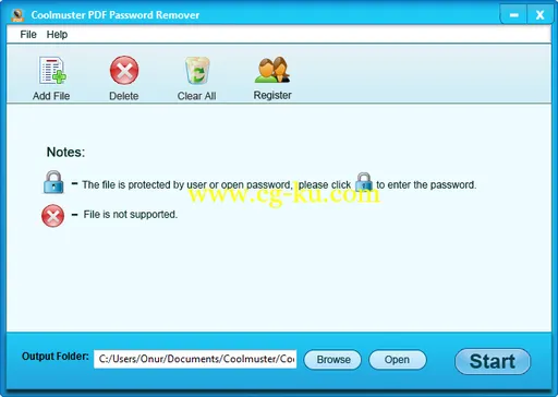 Coolmuster PDF Password Remover 2.1.5 清除PDF密码的图片1