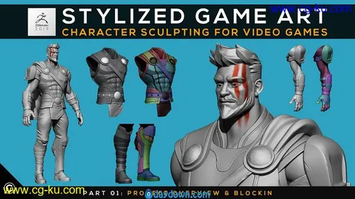 Stylized Game Art: Character Sculpting for Video Games的图片1