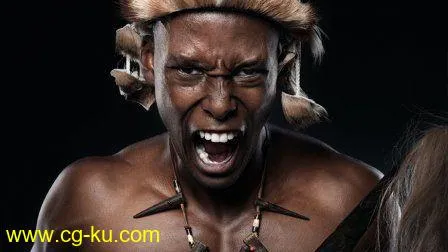 Zulu Warrior – Complete Portrait Retouching – Bringing The Wow Back的图片1