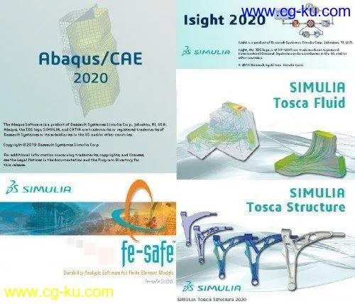 DS SIMULIA Suite 2020 (Abaqus/Isight/Fe-safe/Tosca) x64的图片1