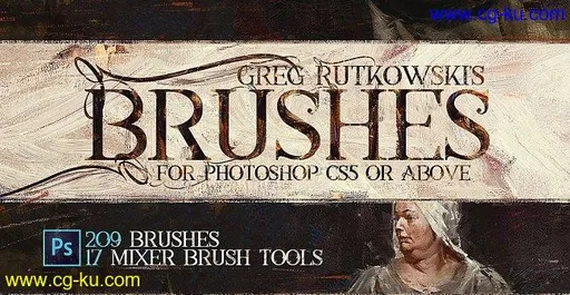 Cubebrush – Brushes Greg Rutkowski的图片1