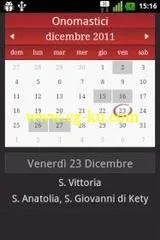 Namedays (Onomastici e Compleanni) Ita v6.0 Android的图片1