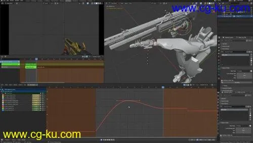 CGCookie – Animating First Person Character Weapons in Blender的图片1