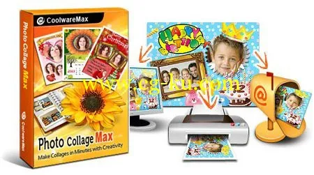 Photo Collage Max 2.2.0.8 图片拼贴软件的图片1