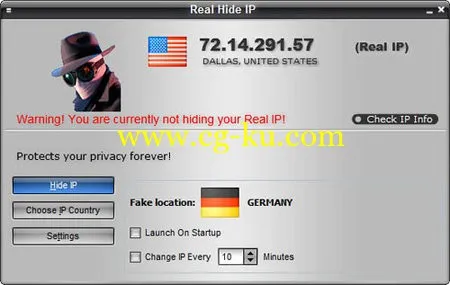 Real Hide IP 4.3.1.2 隐藏IP工具的图片1