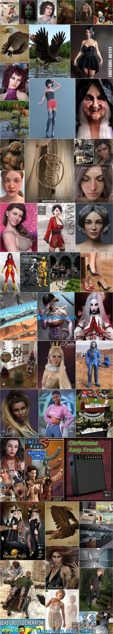 Daz 3D, Poser Bundle 2 December 2019的图片1