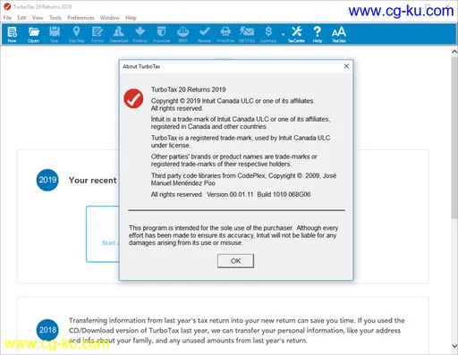 Intuit TurboTax 2019 Canada Edition的图片1