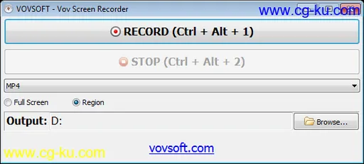 VovSoft Vov Screen Recorder 2.5的图片1